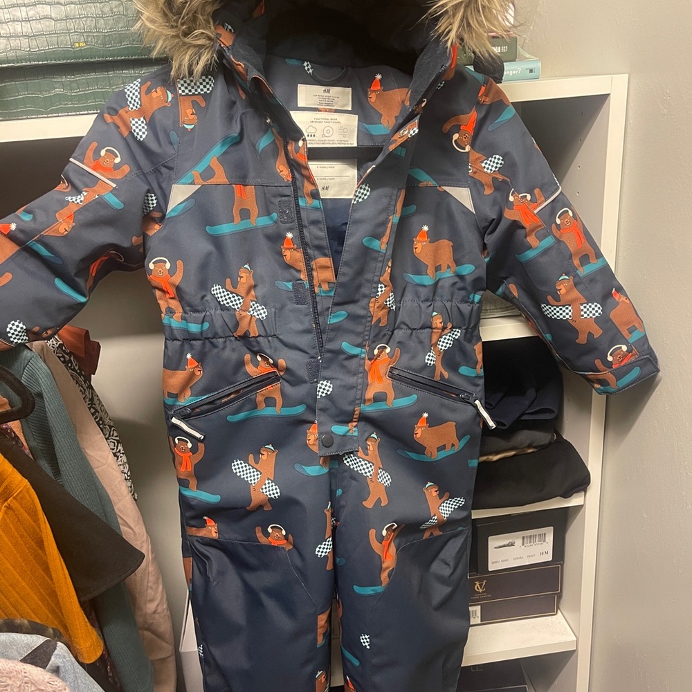 H&M Navy Snowsuit